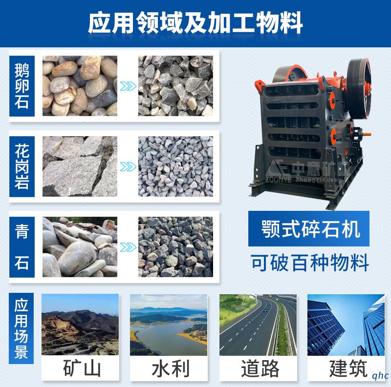 中意破碎機生產(chǎn)成品料粒型優(yōu)、針片狀含量少