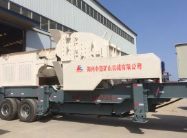 河南建筑垃圾制砂機設(shè)備價格，時產(chǎn)200方移動破碎站廠家