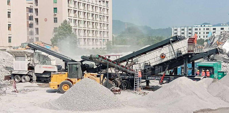 移動式建筑垃圾粉碎機(jī)