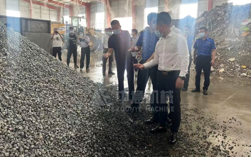 分揀、破碎的建筑骨料