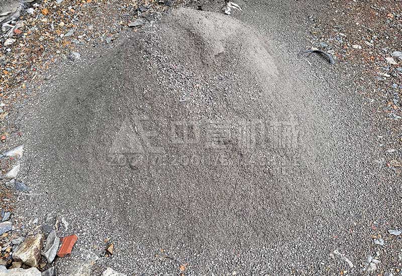 篩分出的細沙